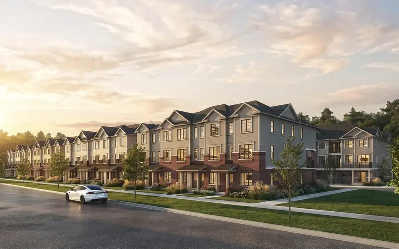 Bellaro townhomes rendering